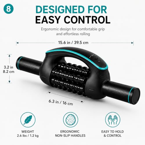 Electric Foam Roller Massager for Deep Tissue Muscle Recovery