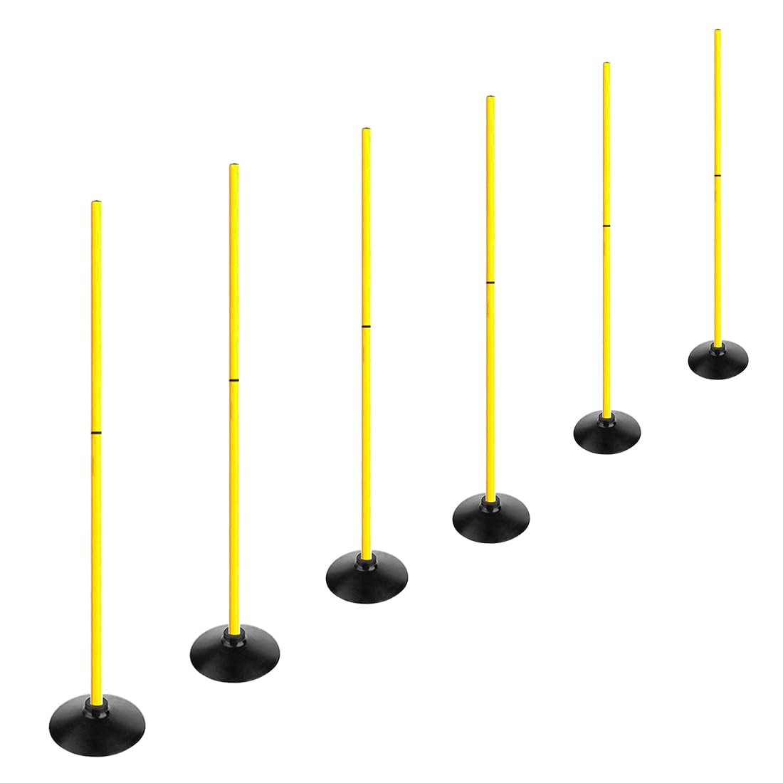 Agility Training Poles Set with Speed Ladder and Cones