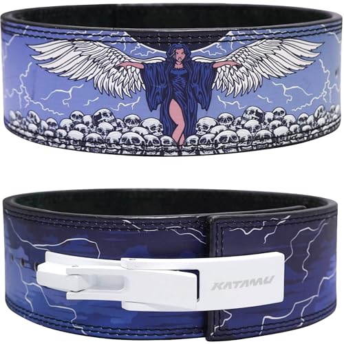 10mm and 13mm Leather Lever Belt for Powerlifting Support