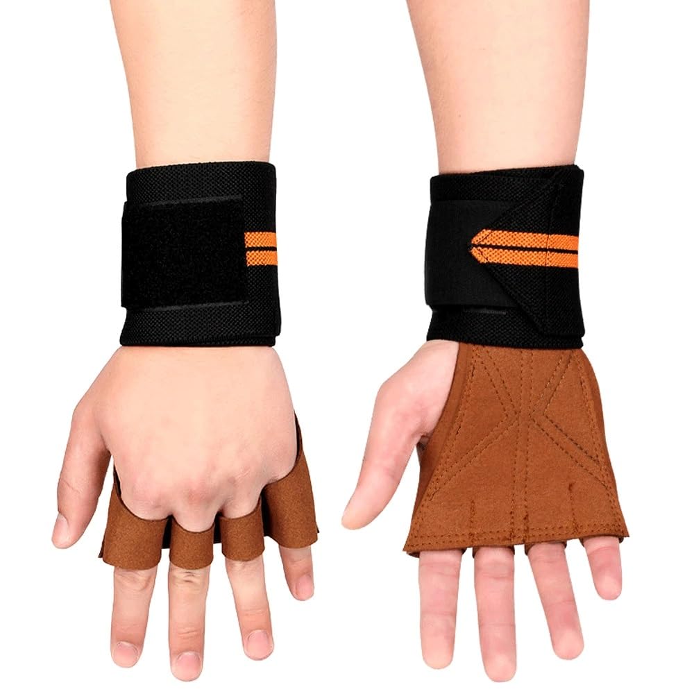 Weightlifting Training Gloves with Palm and Wrist Support