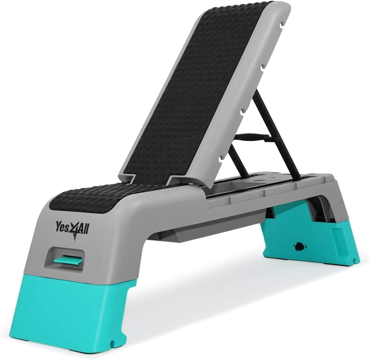 Multifunctional Aerobic Step Deck and Weight Bench
