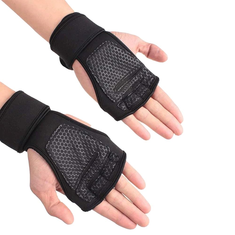 Workout Training Gloves with Palm and Wrist Support