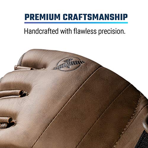 4oz Leather MMA Fight Gloves for Training and Competition