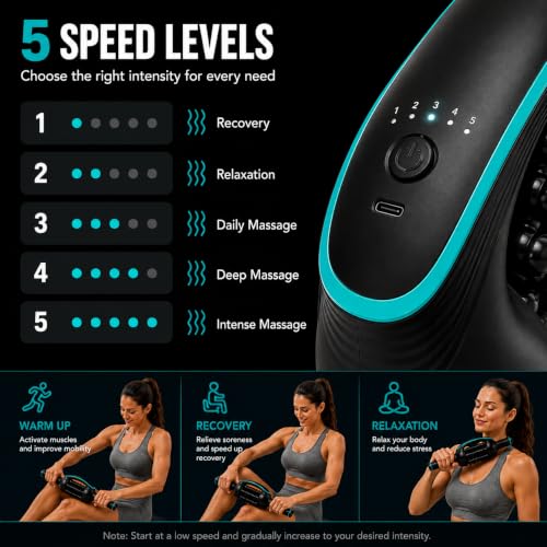 Electric Foam Roller Massager for Deep Tissue Muscle Recovery