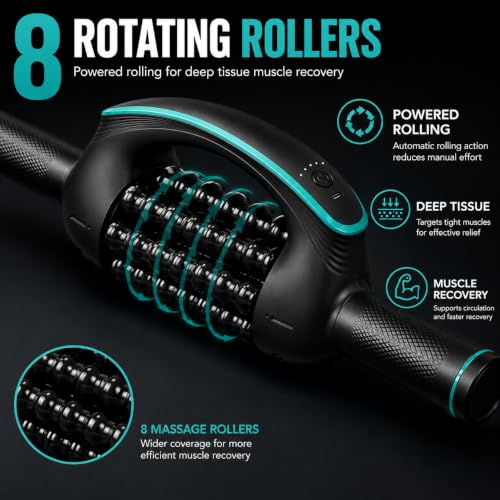 Electric Foam Roller Massager for Deep Tissue Muscle Recovery