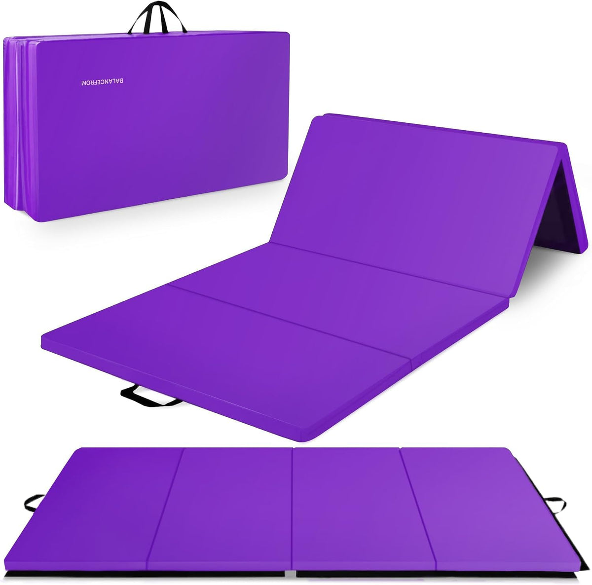 Folding Gymnastics Mat for Tumbling Yoga and Martial Arts