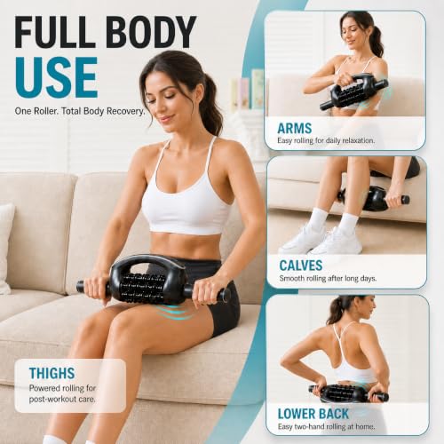 Electric Foam Roller Massager for Deep Tissue Muscle Recovery