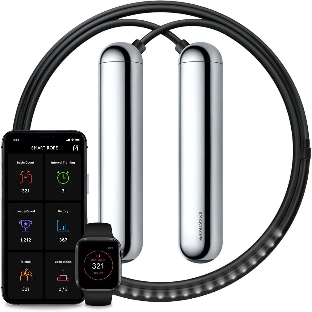 Smart LED Jump Rope with Fitness Tracking