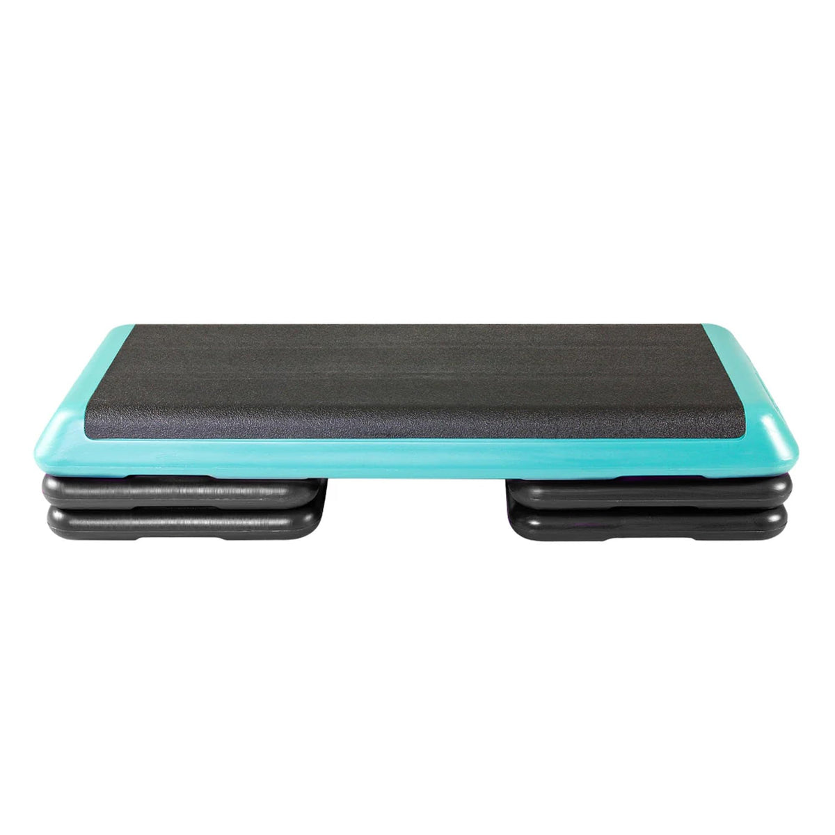 Adjustable Exercise Step Platform with Four Stackable Risers