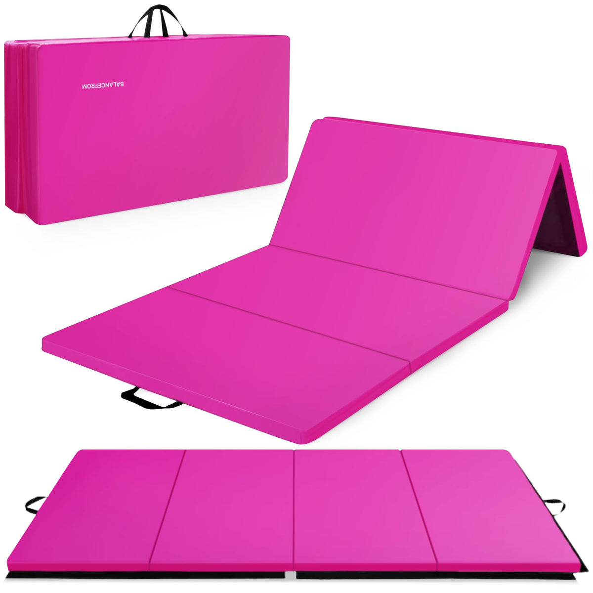 Folding Gymnastics Mat for Tumbling Yoga and Martial Arts