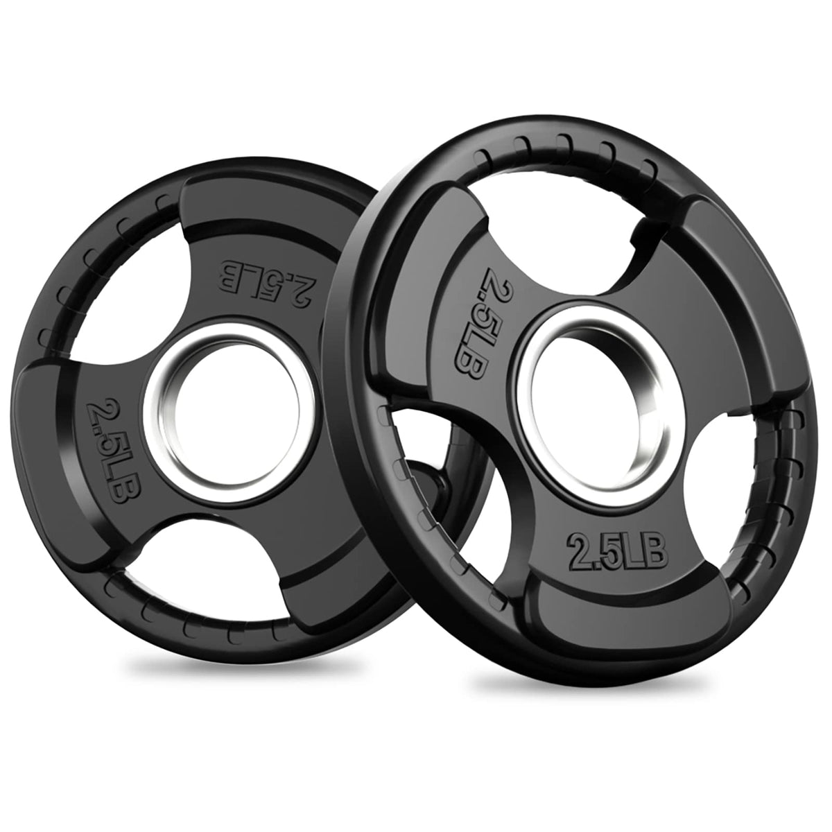 Olympic Rubber Grip Weight Plates for 2 Inch Barbells