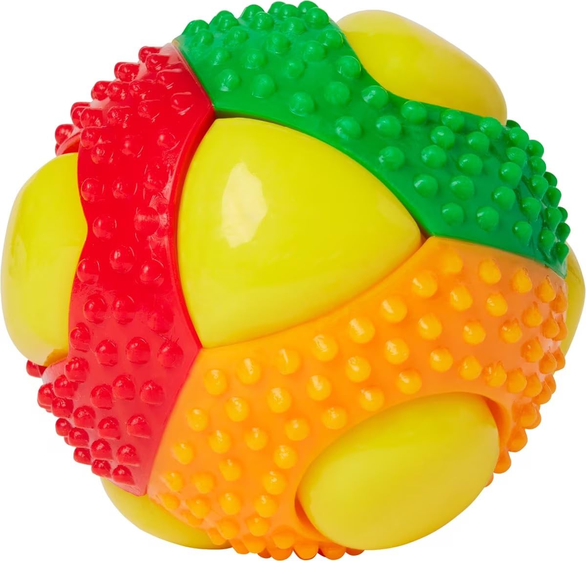 3 Inch Gum Massage Dog Toy Ball with Interactive Squeakers