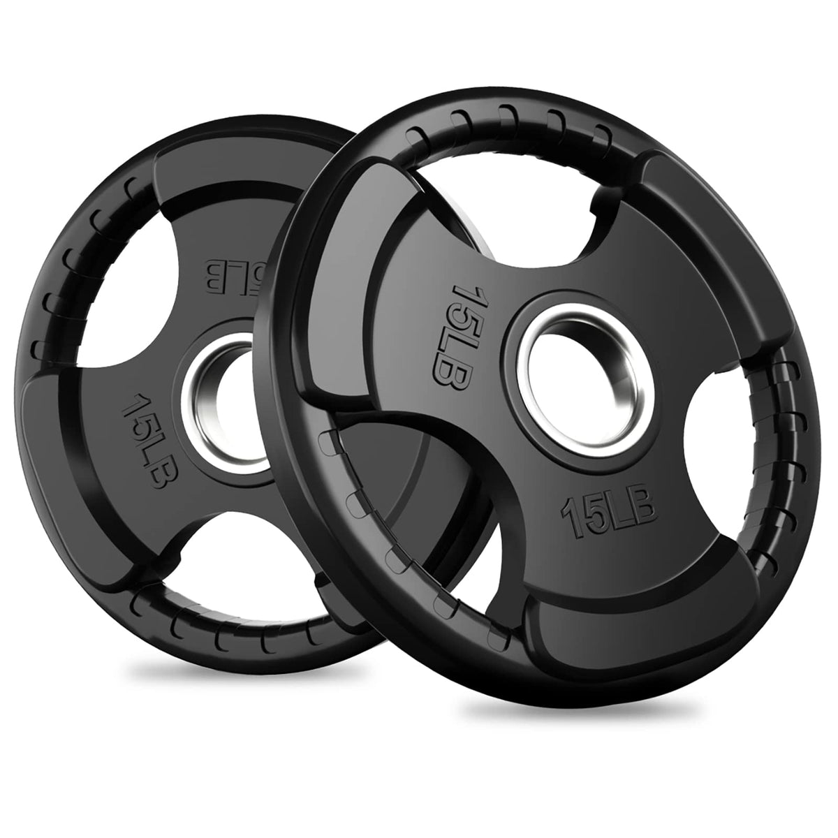 Olympic Rubber Grip Weight Plates for 2 Inch Barbells