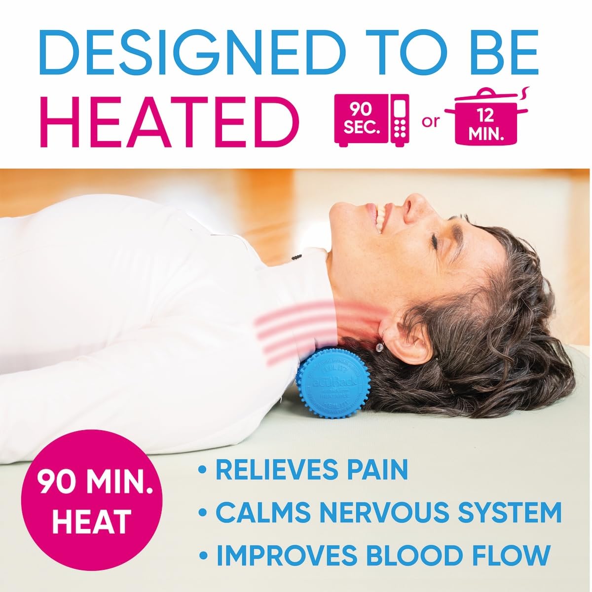 Heated Deep Tissue Massager for Muscle Recovery and Relief