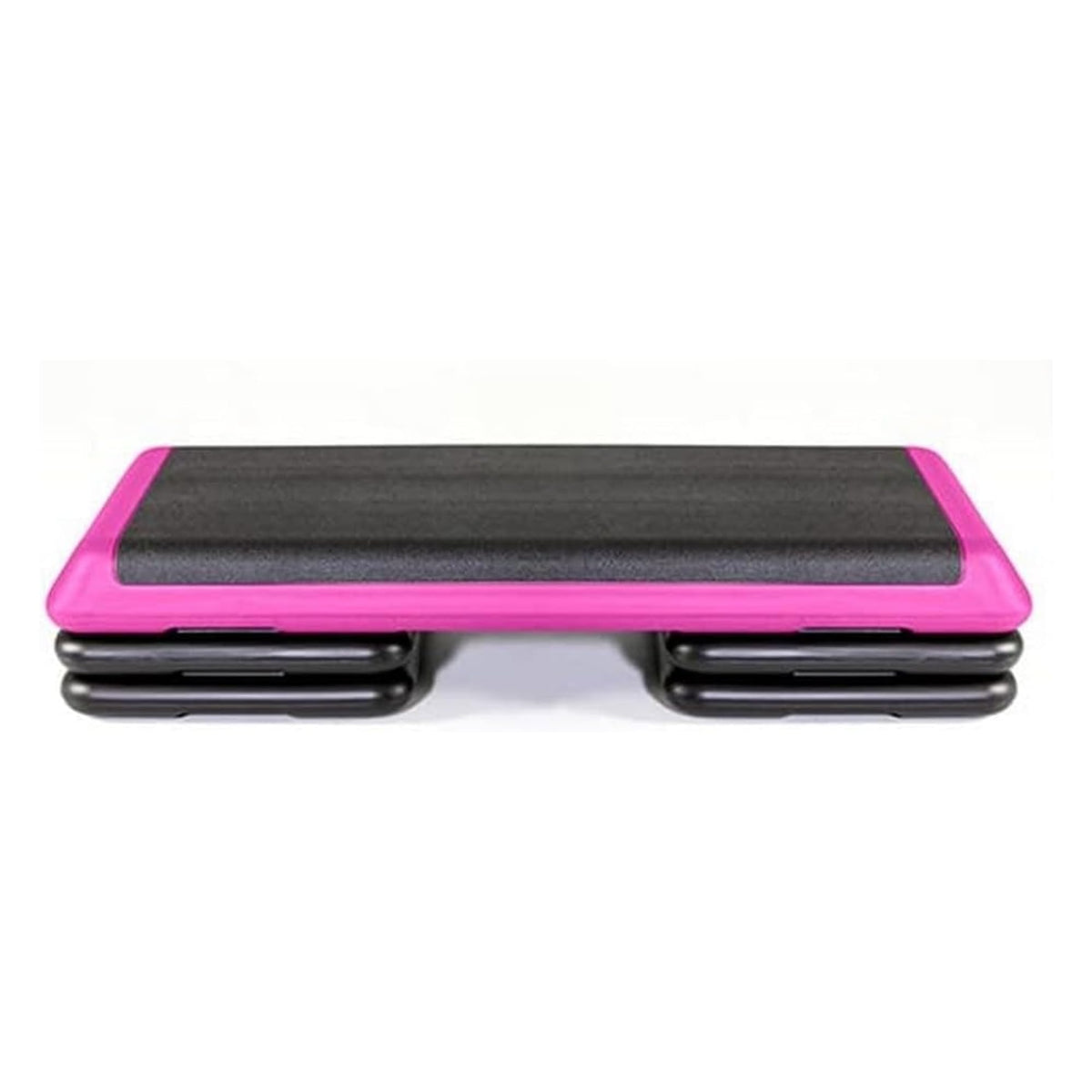 Adjustable Exercise Step Platform with Four Stackable Risers
