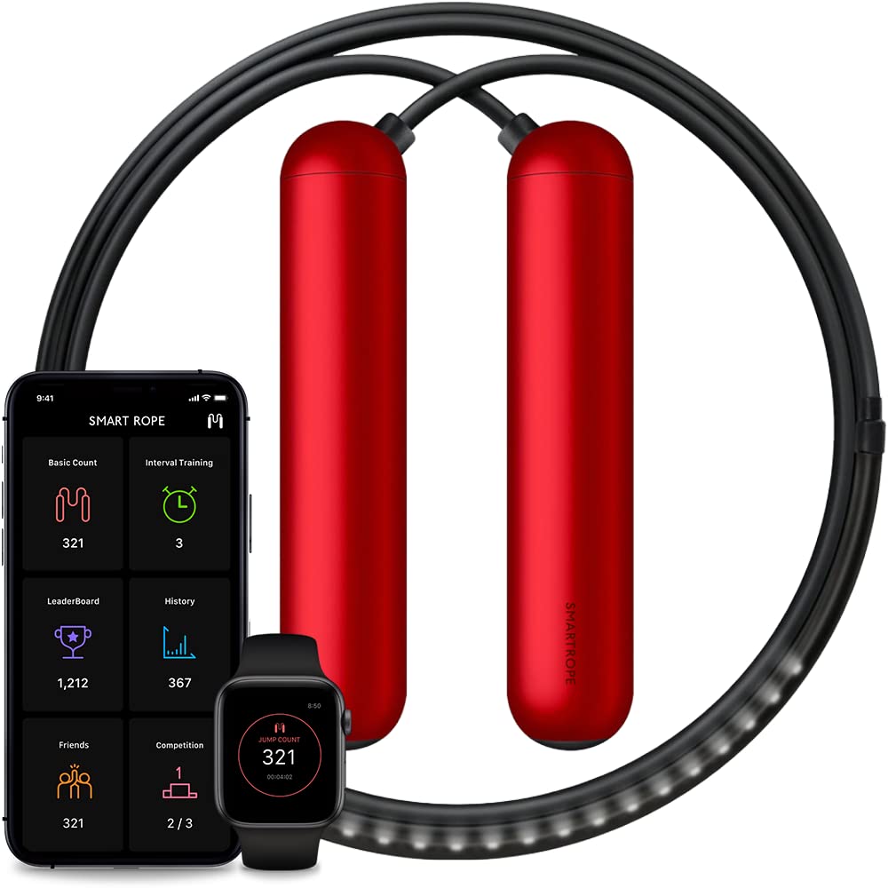 Smart LED Jump Rope with Fitness Tracking