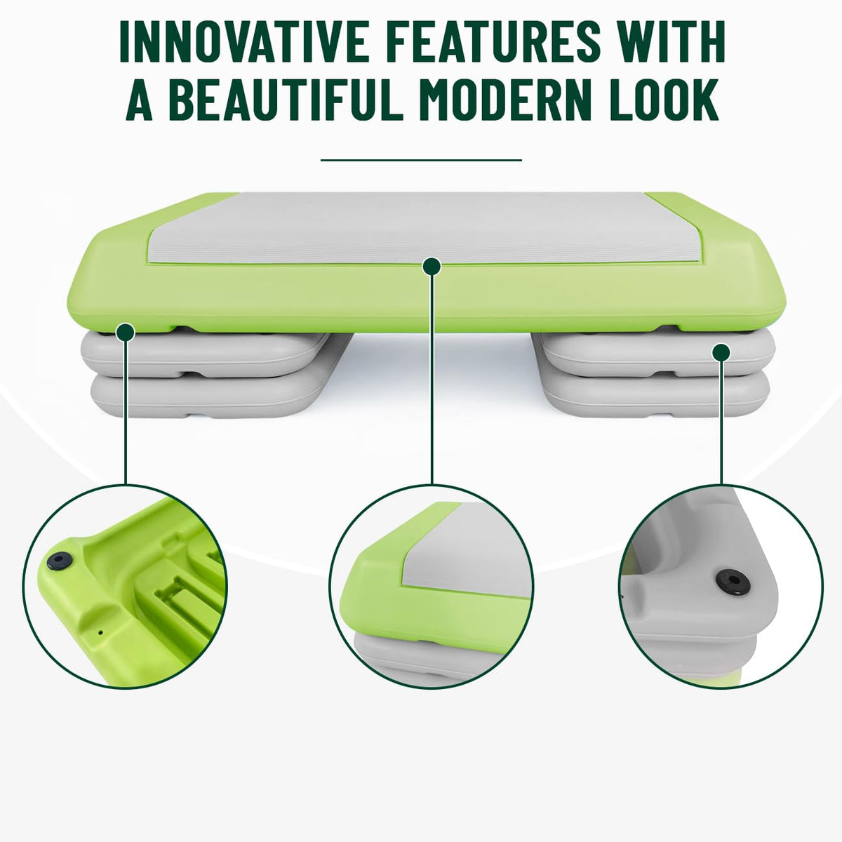 Adjustable Aerobic Step Platform for Fitness Training