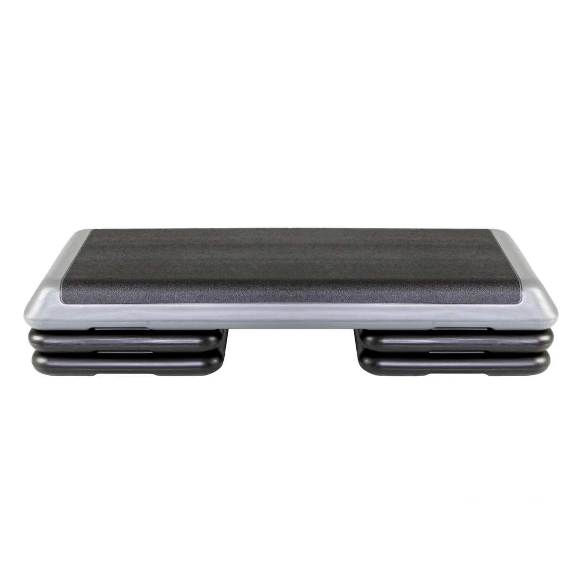 Adjustable Exercise Step Platform with Four Stackable Risers