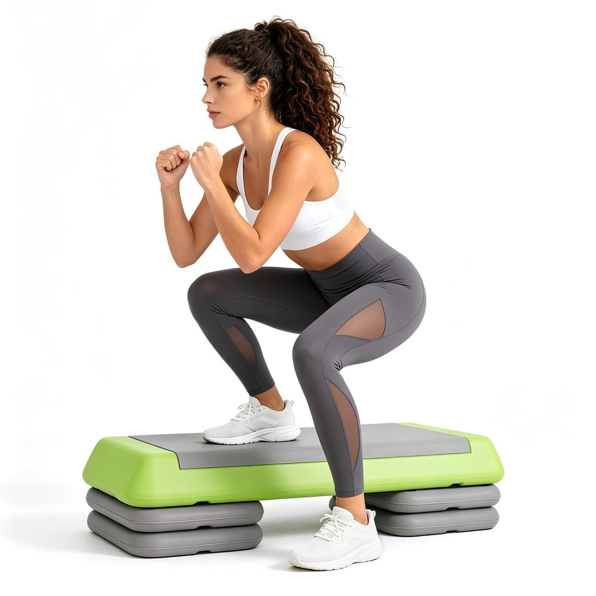 Adjustable Aerobic Step Platform for Fitness Training
