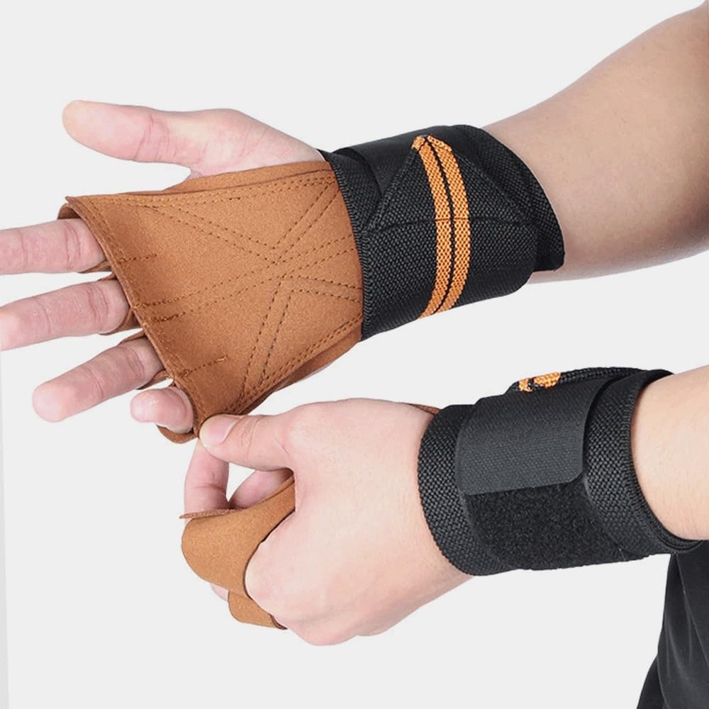 Weightlifting Training Gloves with Palm and Wrist Support