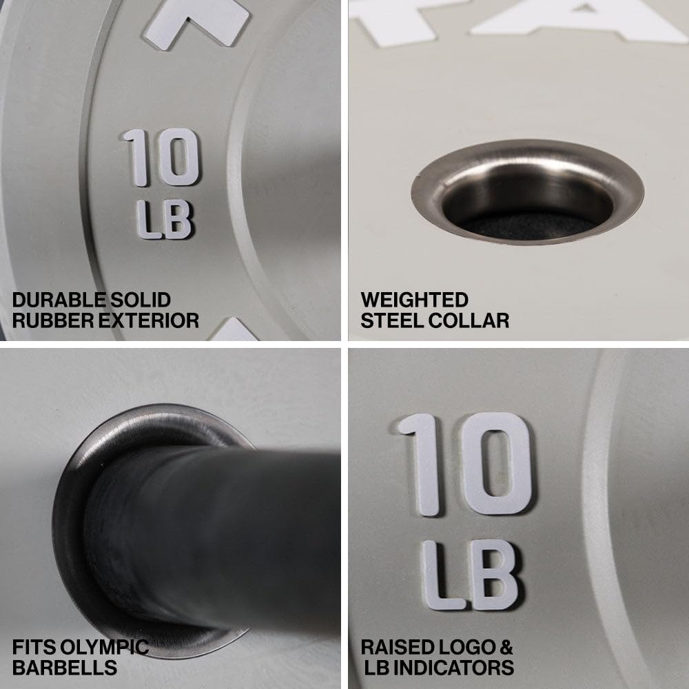 Olympic Bumper Plates Set for Weightlifting and Strength Training
