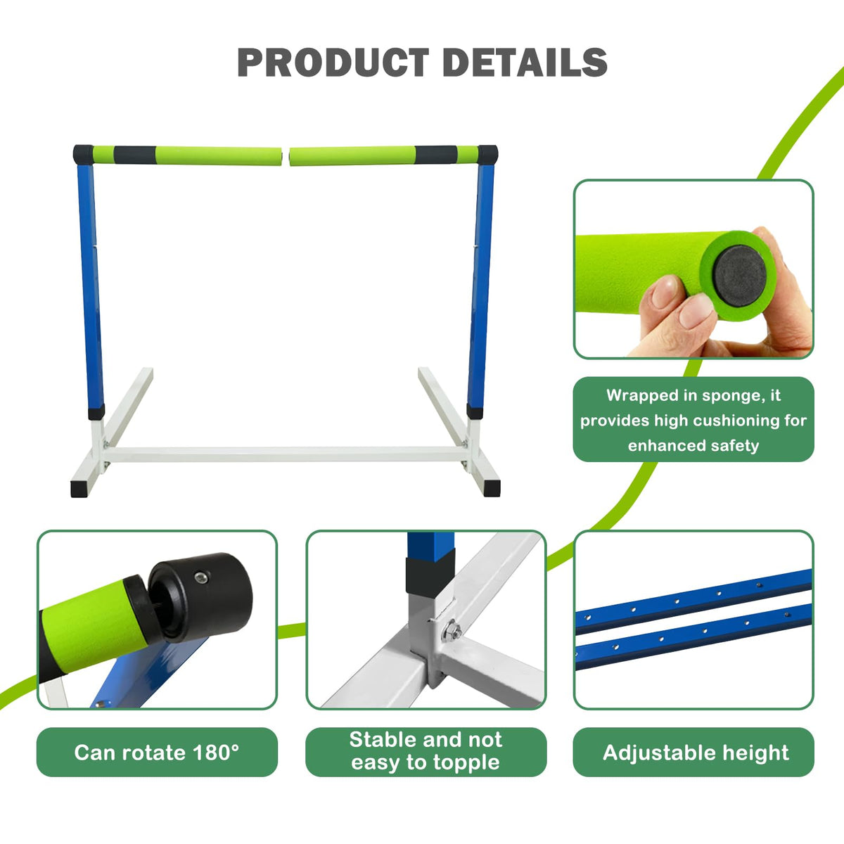 Adjustable Detachable Hurdles for Speed and Agility Training
