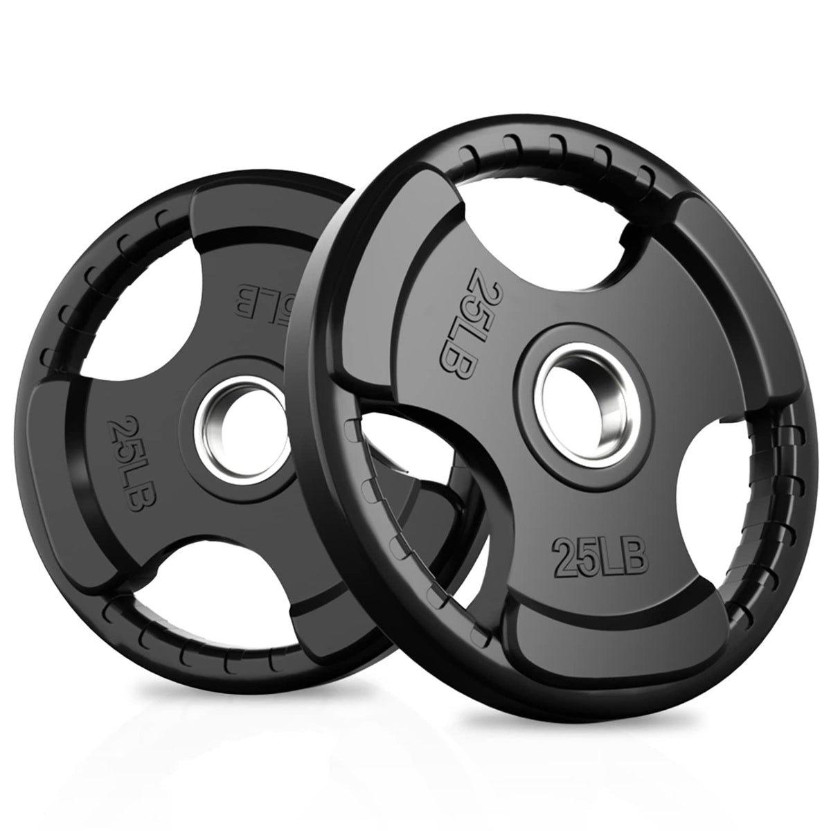 Olympic Rubber Grip Weight Plates for 2 Inch Barbells