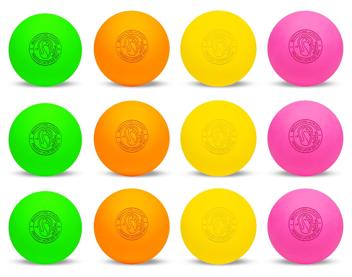 Lacrosse Massage Ball Set for Myofascial Release and Muscle Relief