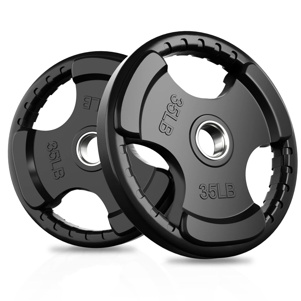 Olympic Rubber Grip Weight Plates for 2 Inch Barbells