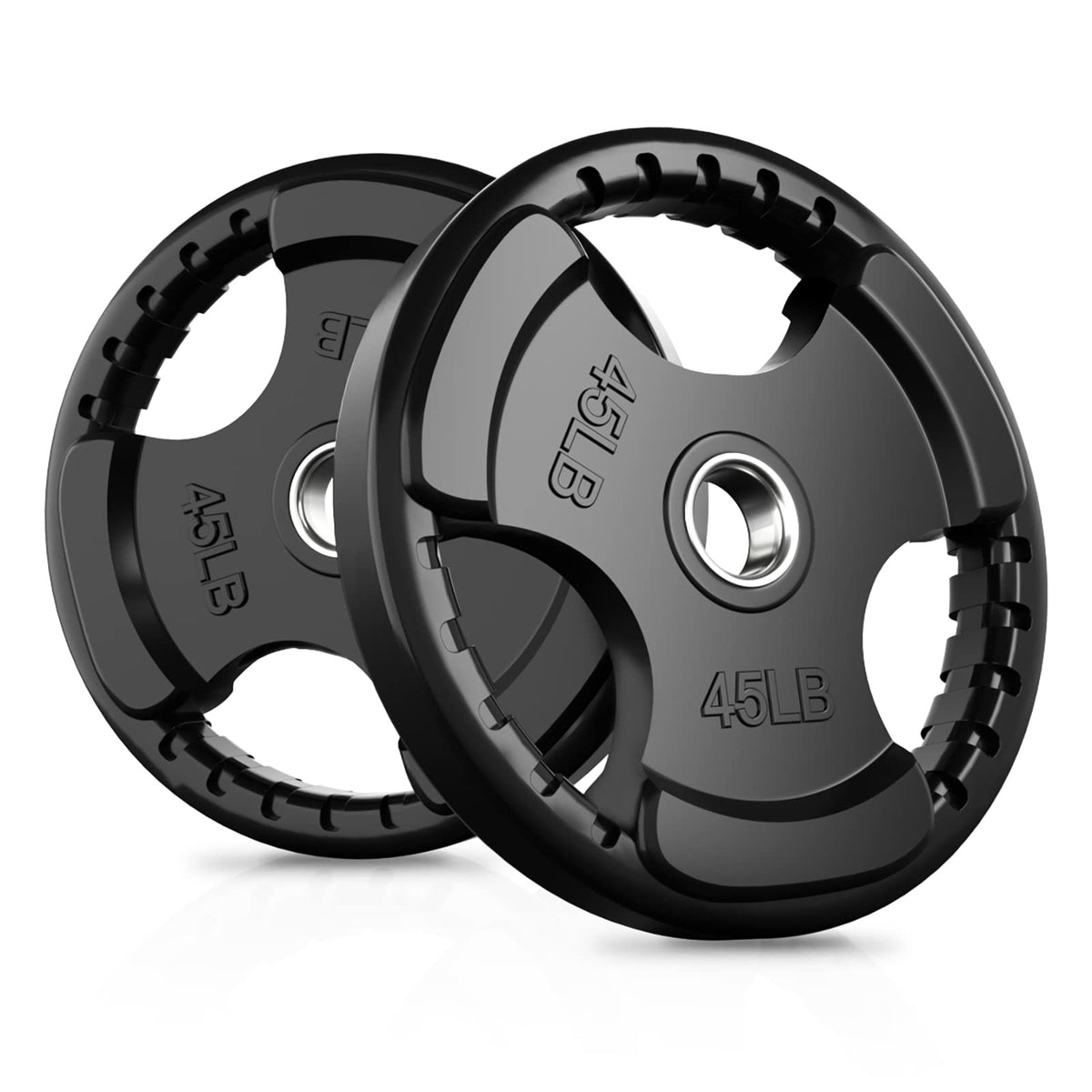Olympic Rubber Grip Weight Plates for 2 Inch Barbells