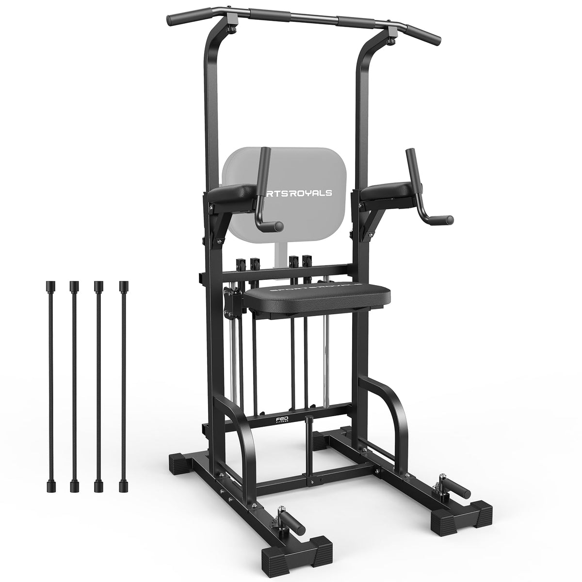 Heavy Duty Power Tower Pull Up and Dip Station 800 lbs