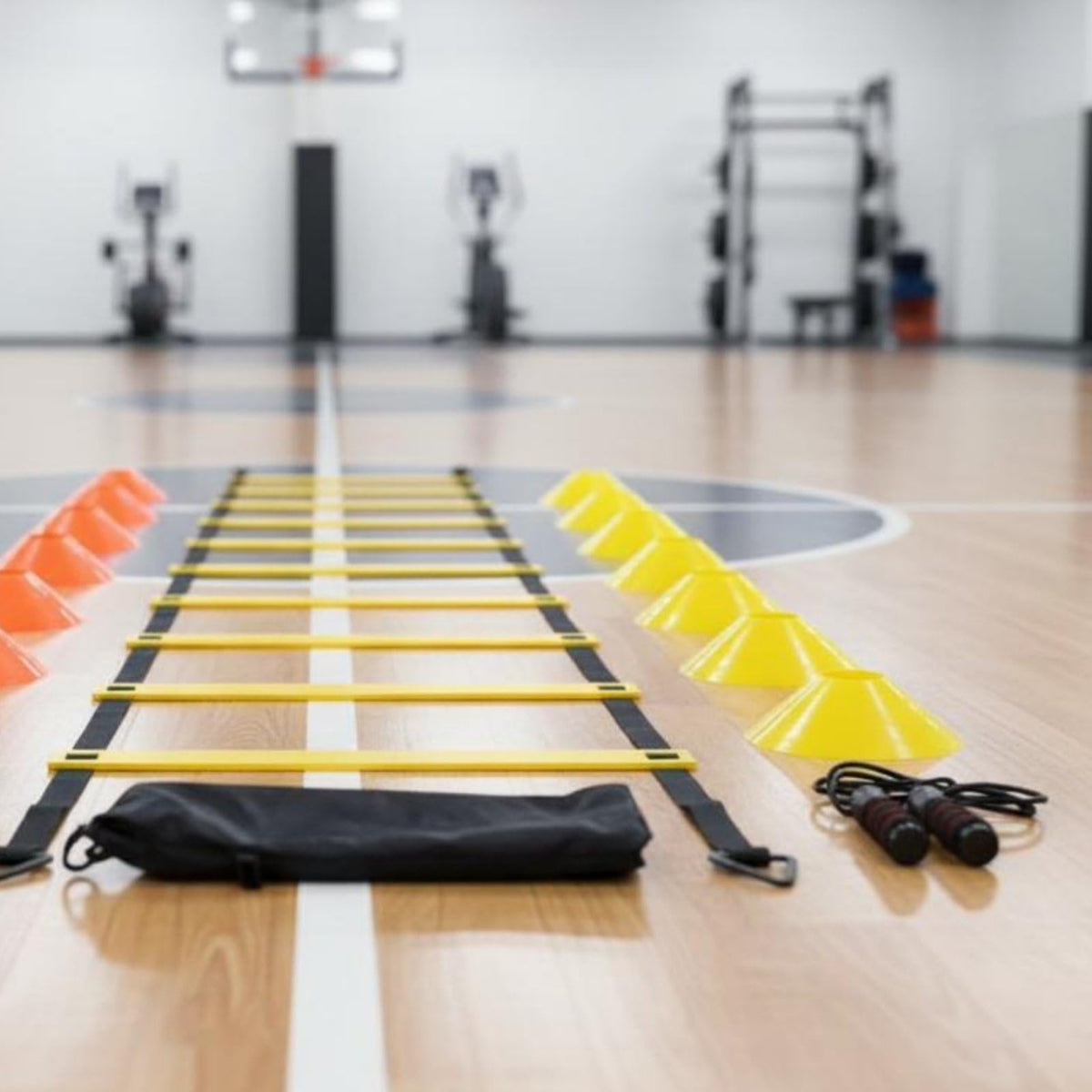 Agility Ladder Training Set with Jump Rope and Disc Cones