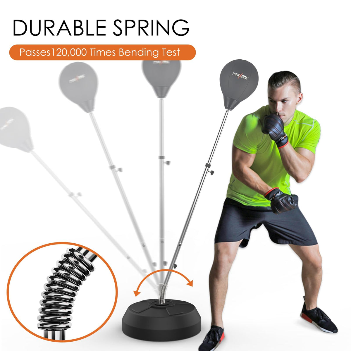 Speed Adjustable Freestanding Reflex Boxing Bag Kit