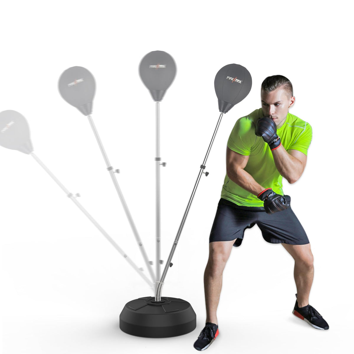 Speed Adjustable Freestanding Reflex Boxing Bag Kit