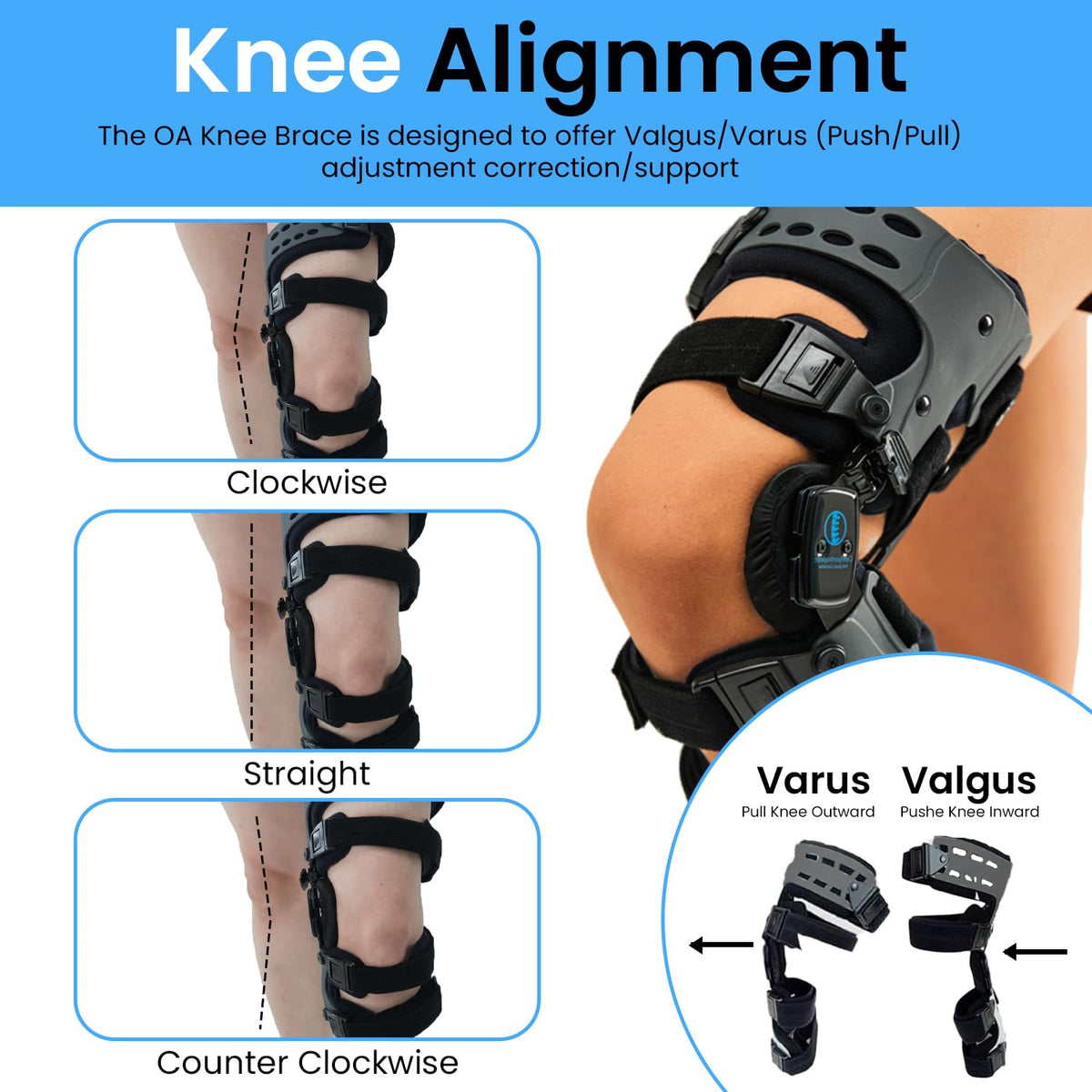 OA Unloader Knee Brace for Joint Support and Pain Relief