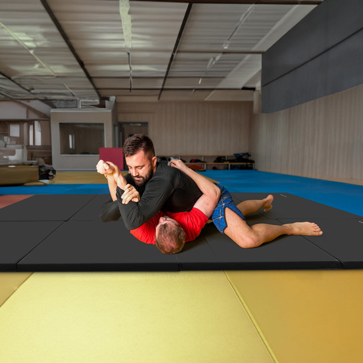 Folding Gymnastics Mat for Tumbling Yoga and Martial Arts