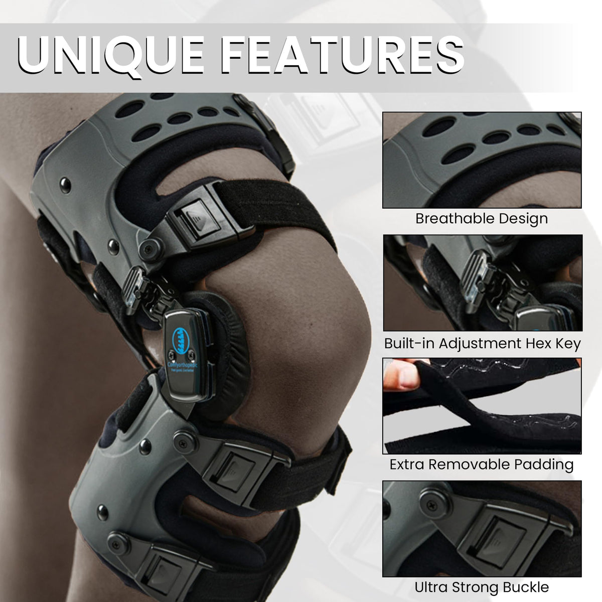 OA Unloader Knee Brace for Joint Support and Pain Relief