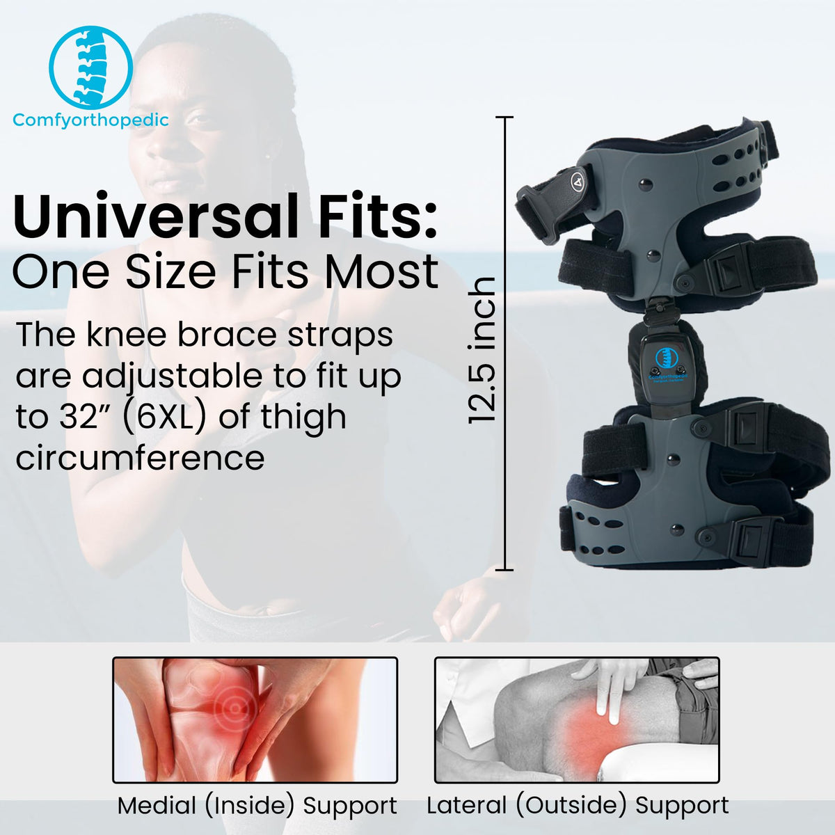 OA Unloader Knee Brace for Joint Support and Pain Relief