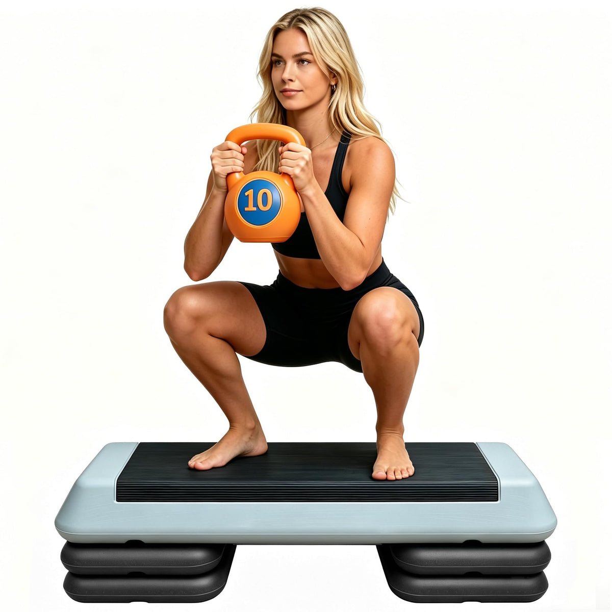 Adjustable Aerobic Step Platform for Fitness Training
