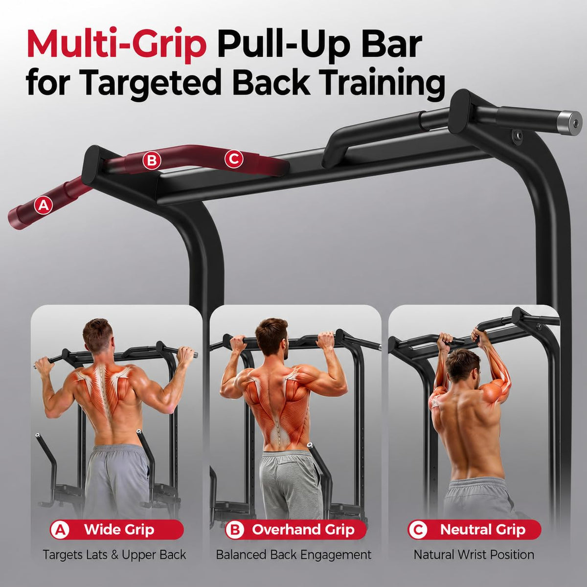 Heavy Duty Power Tower Pull Up and Dip Station 800 lbs