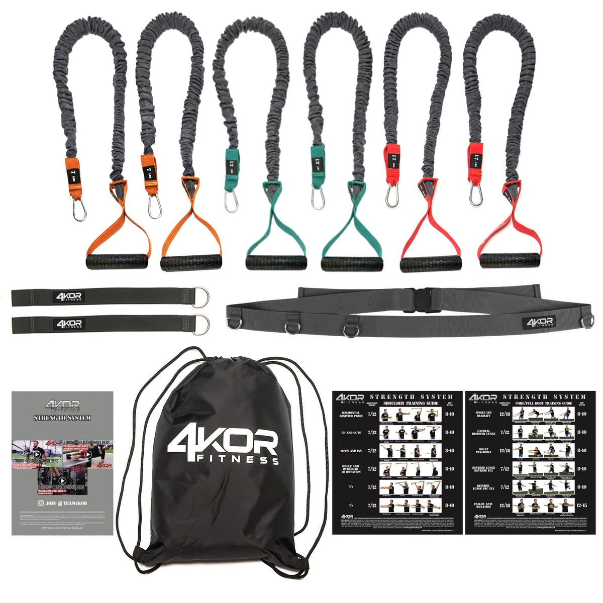 Shoulder Resistance Band Training System with Handles