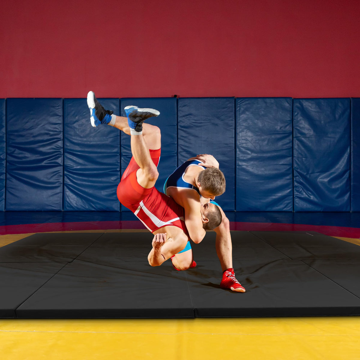 Folding Gymnastics Mat for Tumbling Yoga and Martial Arts