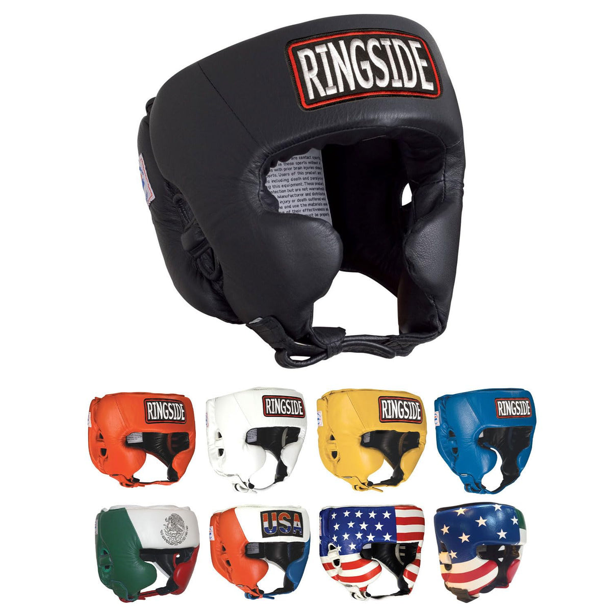 Boxing Muay Thai MMA Sparring Headgear with Cheek Protection