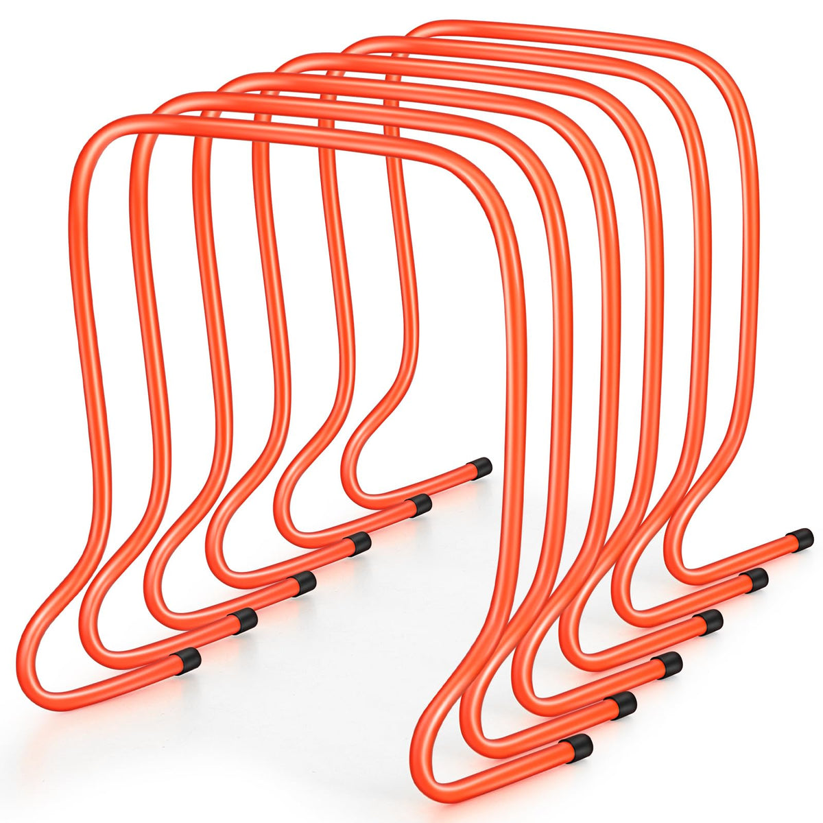 6 Piece Plyometric Hurdle Set for Speed and Agility Training