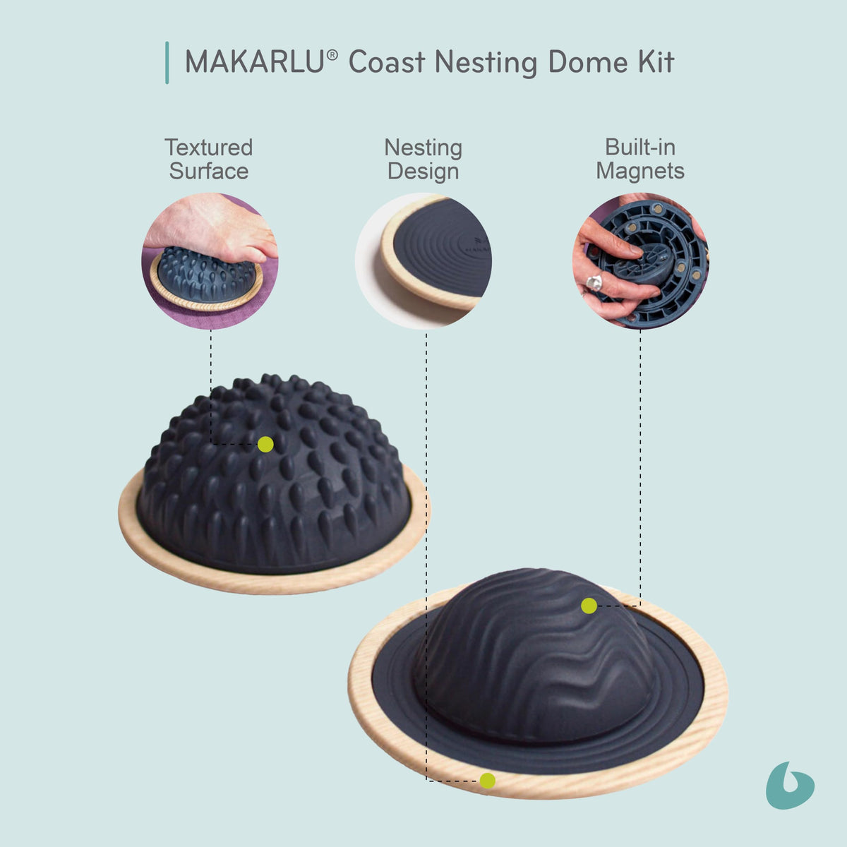 Pilates Massage Ball and Roller Set for Muscle Recovery