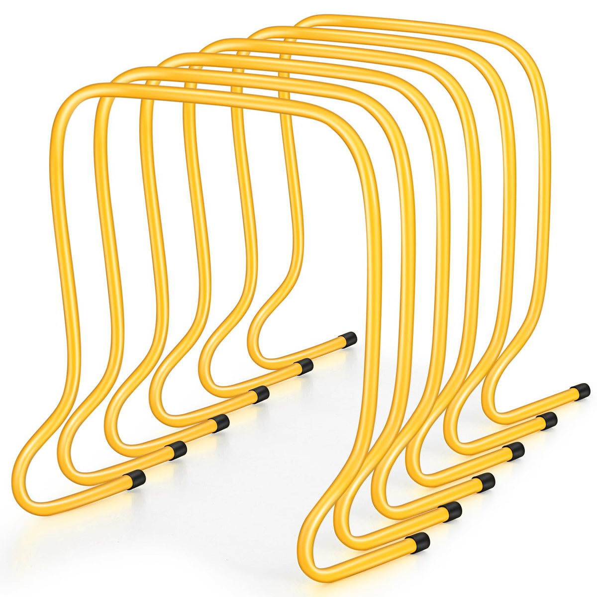 6 Piece Plyometric Hurdle Set for Speed and Agility Training