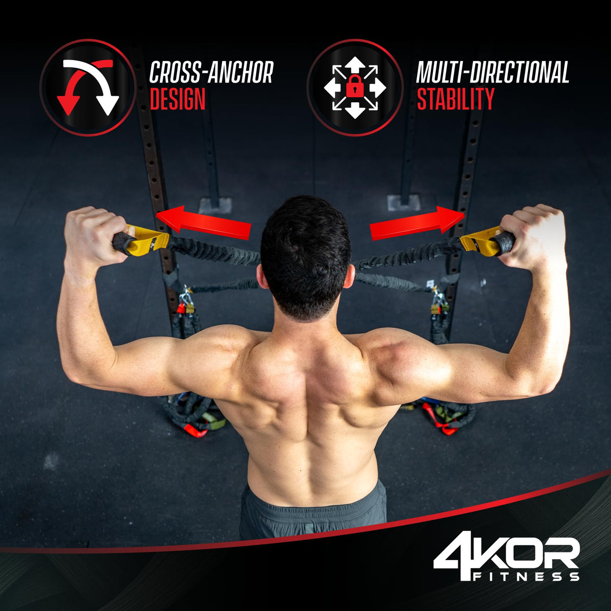 Shoulder Resistance Band Training System with Handles