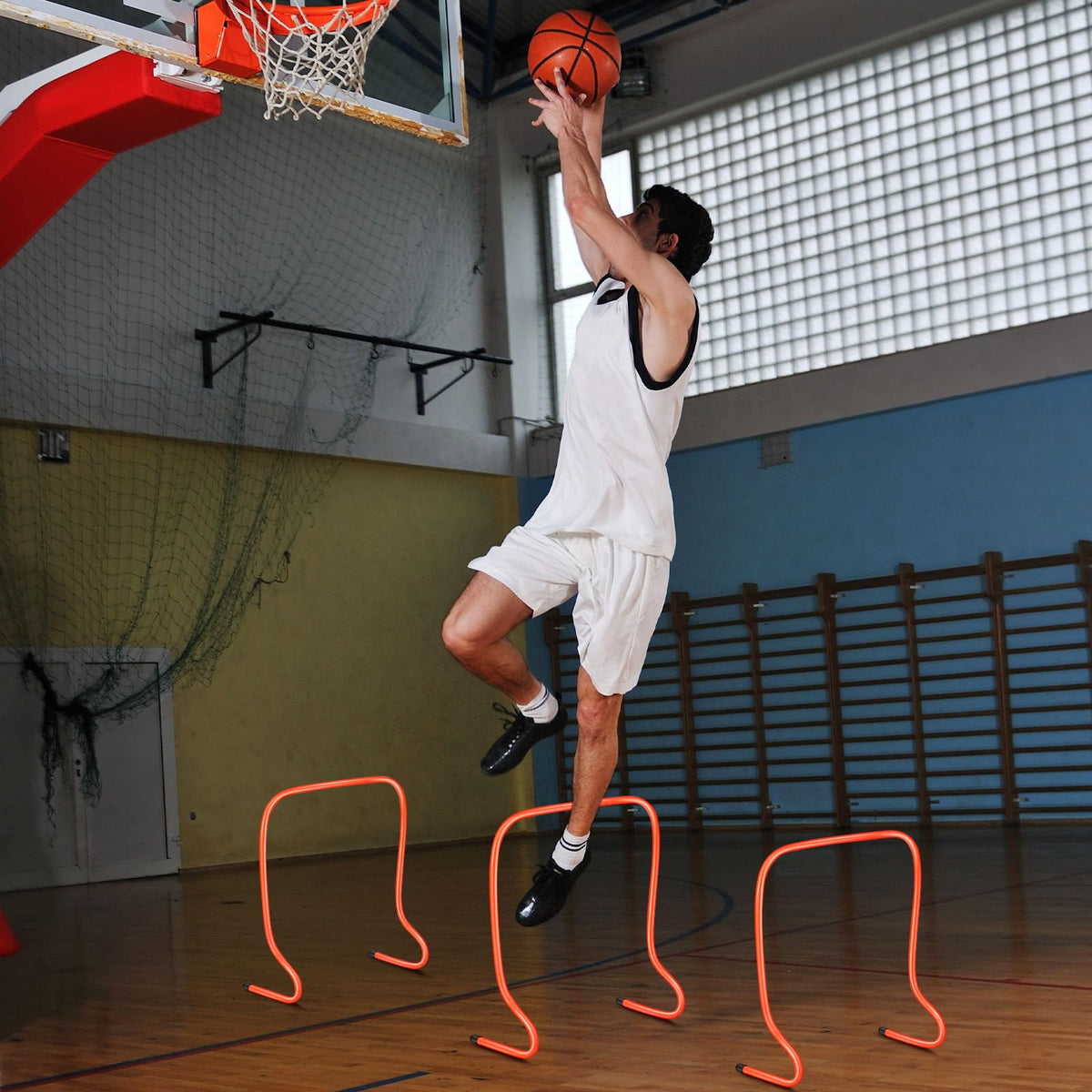 6 Piece Plyometric Hurdle Set for Speed and Agility Training