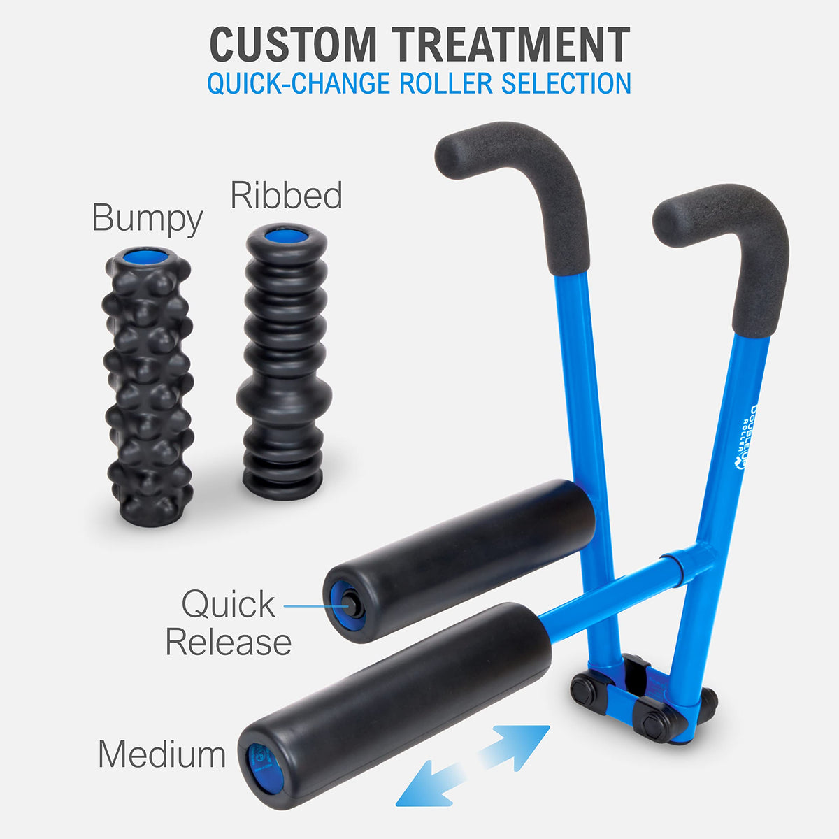 Adjustable Pressure Muscle Massage Roller for Deep Tissue Recovery