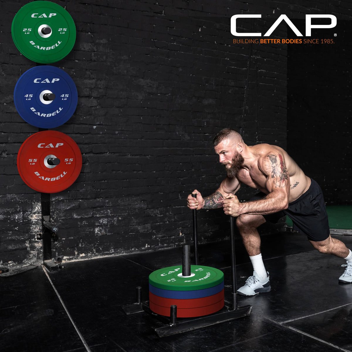 Olympic Bumper Plate Weight Set 100 to 370 lbs